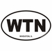 Wheaton Illinois Oval Decal