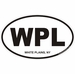 White Plains New York Oval Decal