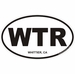 Whittier California Oval Decal