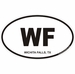 Wichita Falls Texas Oval Decal