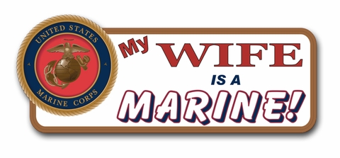 Wife Is a Marine Bumper Sticker