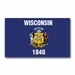 Wisconsin State Flag Vinyl Transfer Decal