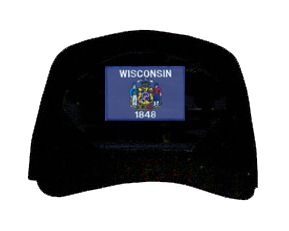 Wisconsin (WI) State Flag Ball Cap