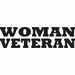 Woman Veteran Decal Sticker