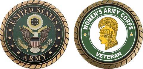 Women's Army Corps Veteran Challenge Coin
