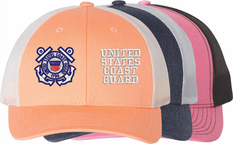 Women's Custom U.S. Coast Guard Split Design Cap