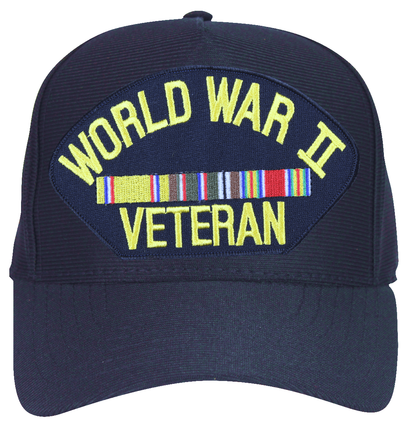 World War II Europe Veteran Cap with Ribbons