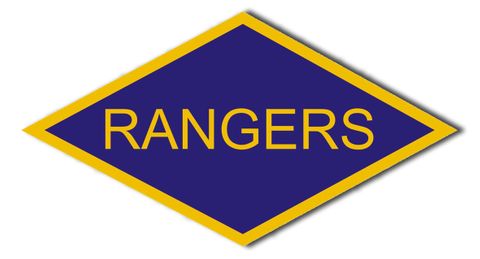 World War II Ranger Tab Window Decal Sticker