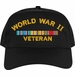 WW II Veteran Pacific with Ribbons Embroidered Cap