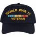 WW II Veteran Pacific with Ribbons Embroidered Cap