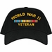 WW II Veteran Pacific with Ribbons Embroidered Cap