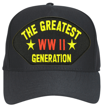 WWII The Greatest Generation Ball Cap Hat