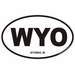 Wyoming Michigan Oval Decal