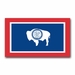 Wyoming State Flag Vinyl Transfer Decal