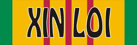 Xin Loi Vietnam Decal Sticker