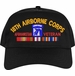 XVIII Airborne Corps Afghanistan Veteran Embroidered Cap with Ribbons