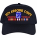 XVIII Airborne Corps Afghanistan Veteran Embroidered Cap with Ribbons