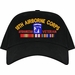 XVIII Airborne Corps Afghanistan Veteran Embroidered Cap with Ribbons