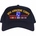 XVIII Airborne Corps Afghanistan Veteran Embroidered Cap with Ribbons