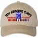 XVIII Airborne Corps Afghanistan Veteran with Ribbons Unstructured Dad Cap