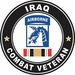 XVIII Airborne Corps Iraq Combat Veteran Decal