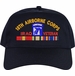 XVIII Airborne Corps Iraq Veteran Embroidered Cap with Ribbons