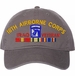 XVIII Airborne Corps Iraq Veteran with Ribbons Unstructured Dad Cap