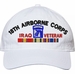 XVIII Airborne Corps Iraq Veteran with Ribbons Unstructured Dad Cap