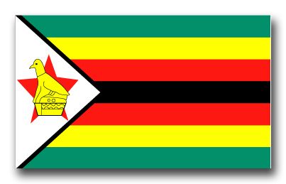 Zimbabwe Flag Vinyl Transfer Decal