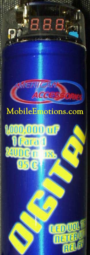 1.0 Digital Farad Blue Capacitor  2003 Model
