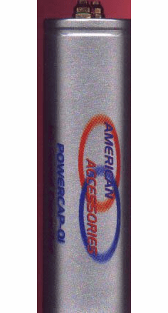 1.0 farad Cap  Non Digital Stiffening Capacitor Chrome