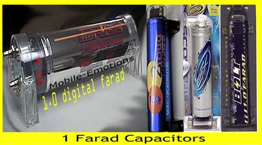 1.0 Farad Capacitors - Power Caps