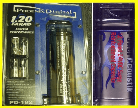 1.2 / 1.9 Farad Capacitors - Power Caps