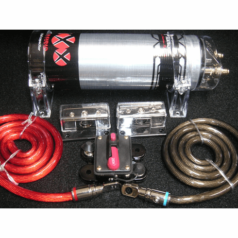 1.2 Farad Capacitor & Amp Kit Cap Plus w/ 200A Circuit Breaker
