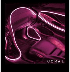 10 ft of Coral Pink Neon Cable