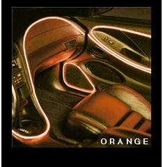 10 ft of Orange Neon Cable