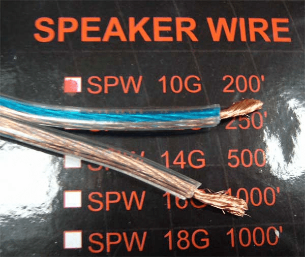 10 Gauge Speaker Wire by the Foot
