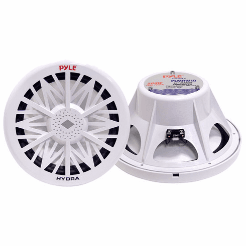 10 High Power Marine Waterproof SubWoofer 500w Pyle PLMRW10