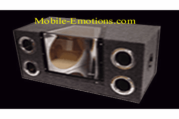 10" Plexi/Mirror Dual Bandpass Subwoofer Box