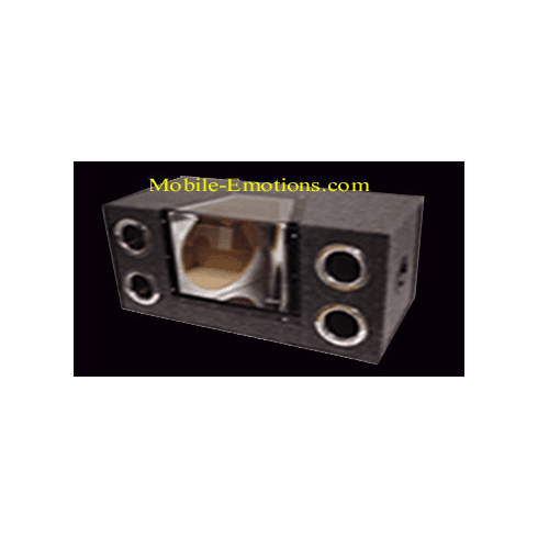 10" Plexi/Mirror Dual Bandpass Subwoofer Box
