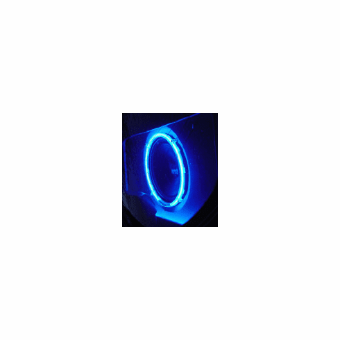 10" Round Blue Neon Speaker Rings