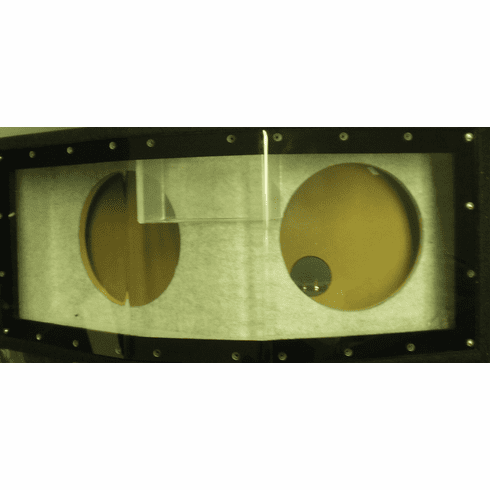 10" Tri-Angled Dual Bandpass w/ Plexiglass