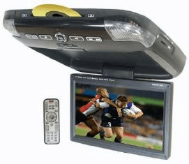 11" TFT with Built-in DVD Ceiling Mount Monitor 