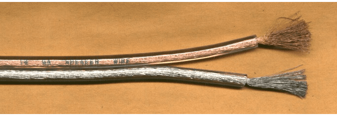12 Gauge Speaker Wire w/ Silver & Copper Strands