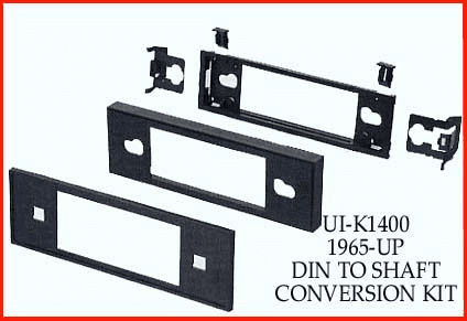 1965-UP DIN TO SHAFT CONVERSION KIT (Multi- Application) UI-K1400