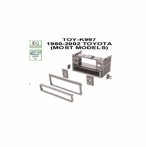 1980-2002 TOYOTA  Dash Install Kit TOY-K997 
