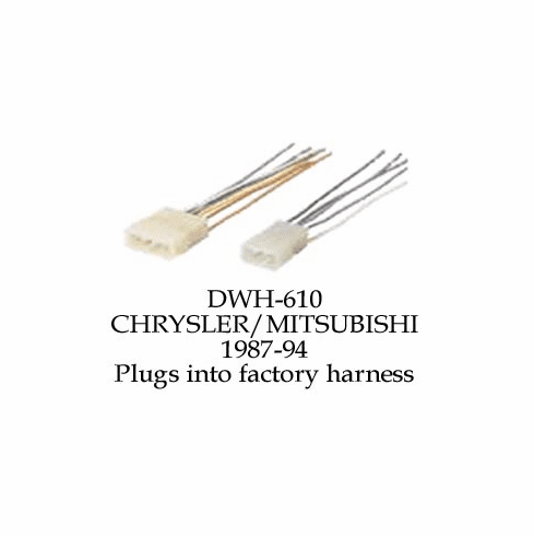 1987-94 CHRYSLER/MITSUBISHI Wire Harness DWH-610