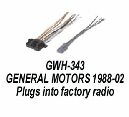 1988-02 GM Saturn Wire Harness GWH-343