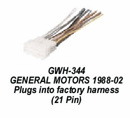 1988-02 GM Saturn Wire Harness GWH-344