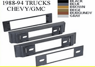 1988-94 CHEVY/GMC FULL SIZE TRUCKS Dash Install Kit GM-T333